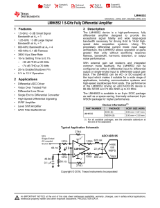 LMH6552 - Texas Instruments