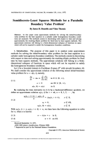 Boundary Value Problem - American Mathematical Society