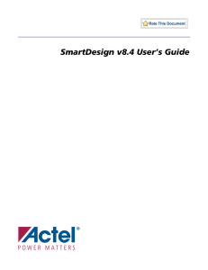 SmartDesign v8.4 User`s Guide