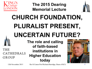 Dearing Memorial Lecture 2015 FINAL