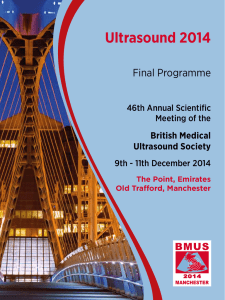 Published Programme - British Medical Ultrasound Society