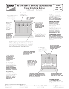 Bulletin 450-120 dated 2016 15 kV Safefront 200 Amp Source