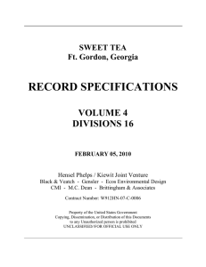 record specifications