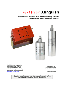 FirePro® Xtinguish - Hochiki America Corporation