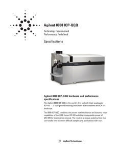 Agilent 8800 ICP-QQQ