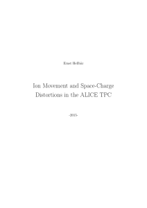 Ion Movement and Space-Charge Distortions in the ALICE TPC