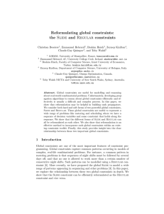 Reformulating global constraints: the Slide and Regular constraints