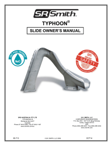 Typhoon Slide Owner`s Manual