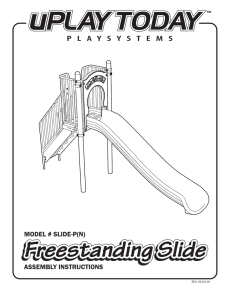 Freestanding Slide
