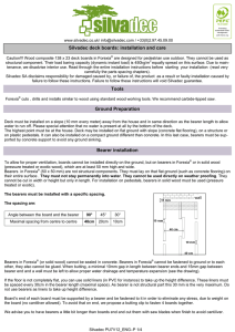 Silvadec deck boards