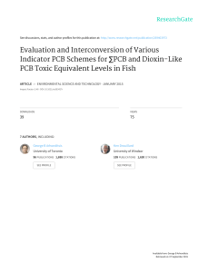 Evaluation and Interconversion of Various Indicator PCB Schemes