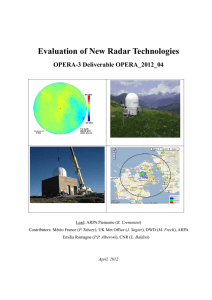 Status of use of polarimetric X band radars