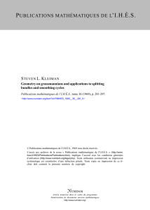 Geometry on grassmannians and applications to splitting bundles