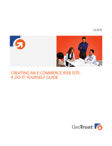 Creating an E-commerce Web Site: A Do-It-Yourself Guide