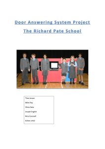 Project Documentation - The Richard Pate School