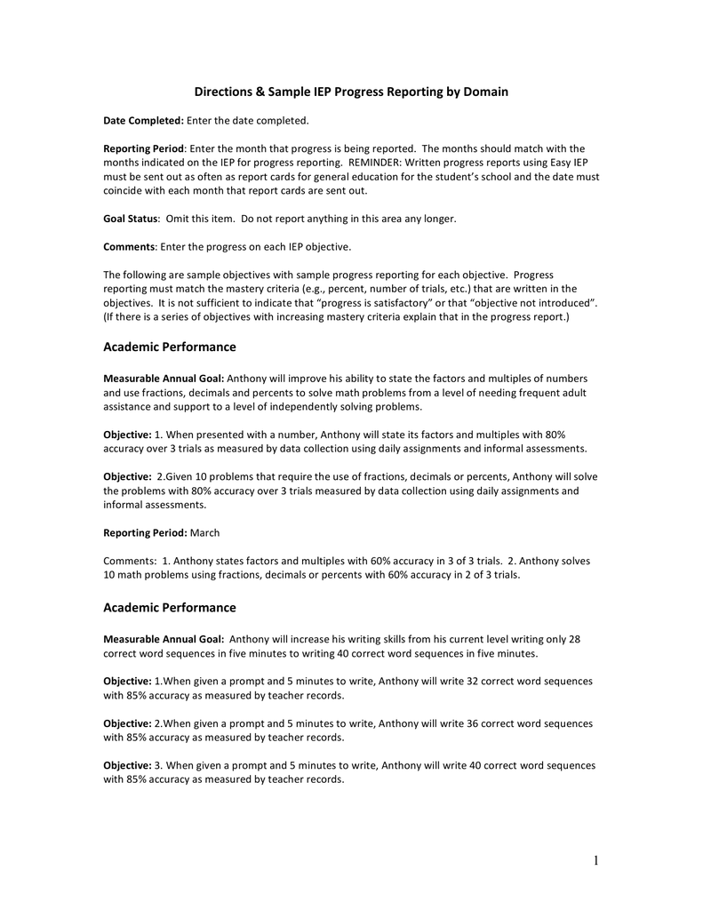 Sample Reports Images