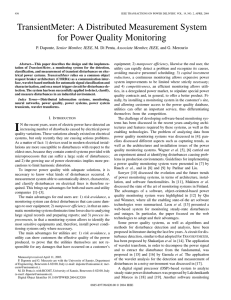 A Distributed Measurement System for Power Quality