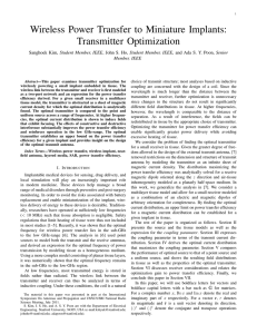 Wireless Power Transfer to Miniature Implants