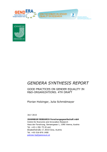gendera synthesis report
