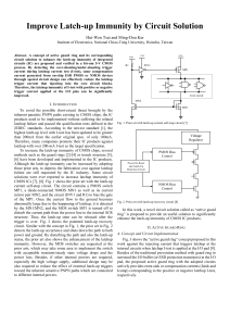 Improve Latch-up Immunity by Circuit Solution