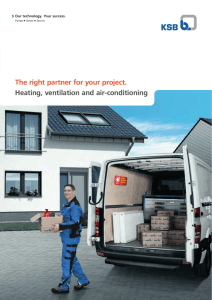 The right partner for your project. Heating, ventilation and air