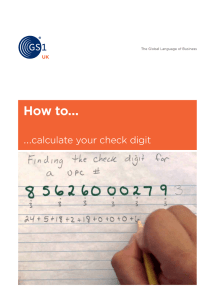 How to Check Digit
