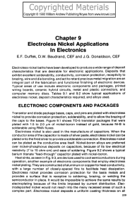 Chapter 9 Electroless Nickel Applications In Electronics