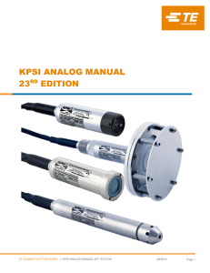 KPSI Analog Manual