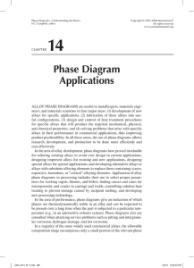 Phase Diagram Applications