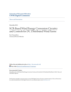 SCR-Based Wind Energy Conversion Circuitry and Controls for DC