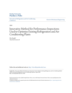 Innovative Method for Performance Inspections - Purdue e-Pubs