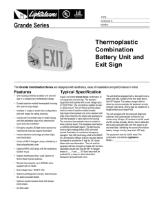 Grande Combination Series - Thermoplastic