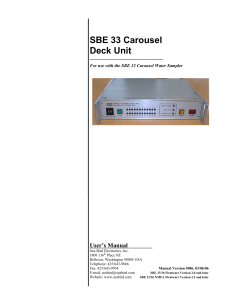 Appendix B3 - SeaBird SBE25 CTD Manual