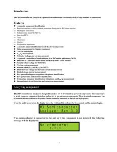 M3 Semiconductor Analyzer Manual