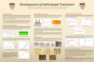Development of GaN-based Transistors