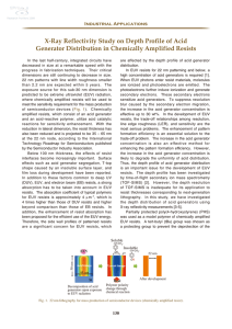 X-Ray Reflectivity Study on Depth Profile of Acid - SPring-8