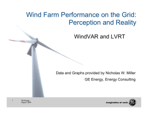 Wind Performance on the Grid