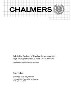 Reliability Analysis of Breaker Arrangements in High Voltage Stations