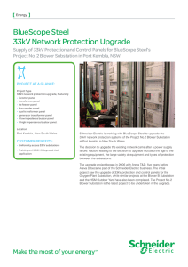 BlueScope Steel - 33kV Network Protection