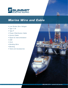 Marine Wire and Cable Catalog