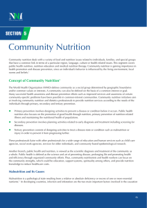 Community Nutrition - Nestlé Nutrition Institute