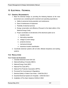 Section 13 - Electrical - Technical