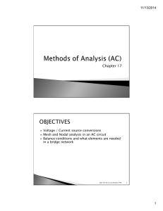 Ch. 17 - Methods of Analysis