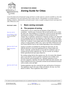 Zoning Guide for Cities - League of Minnesota Cities