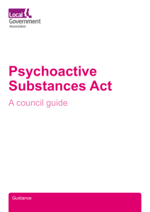 Psychoactive Substances Act: A council guide