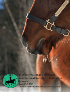 Conference proceedings - International Society for Equitation Science