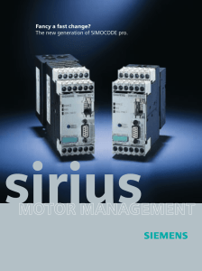 Siemens SIMOCODE Motor Management