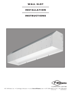 wall slot installation instructions