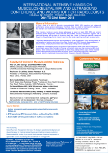 international intensive hands on musculoskeletal mri and