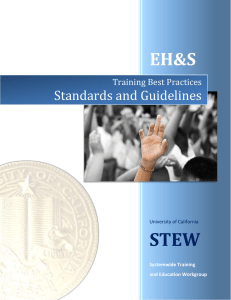 Best Practices Standards, and Guidelines